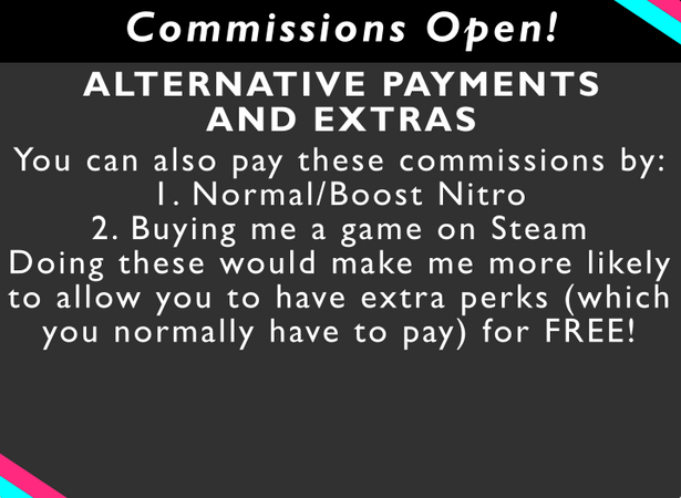 Alternative Payments and Extras