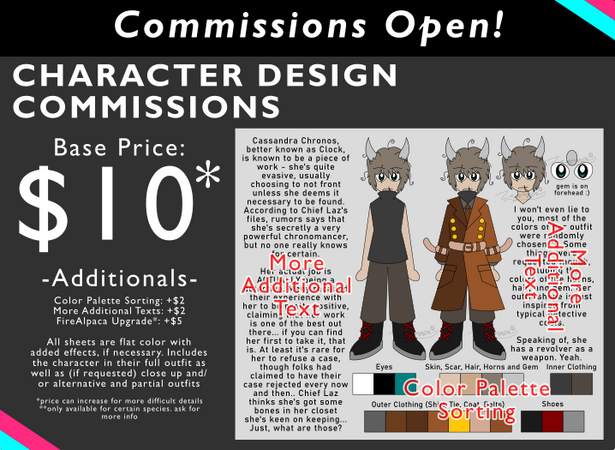 Character Design Commissions